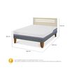 Cama Europea CIC 2 Plazas Excellence Plus + Respaldo Munich Alpino