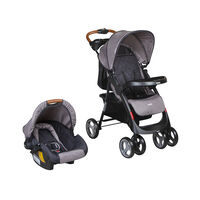 Coche Travel System Pompeya Grey