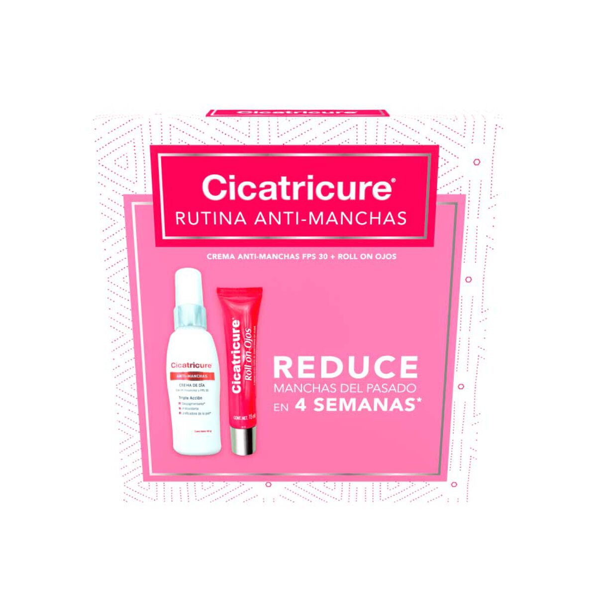 Pack Cicatricure Crema Antimanchas 50g + Roll On 15ml