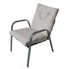Juego de Living para Terraza Casanova Murano Sofá 2 Cuerpos + Dos Sillones 1 Cuerpo + Mesa de Centro Gris