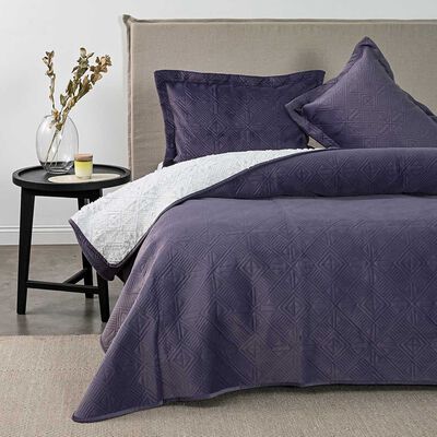 Imagen 1 del producto Quilt Sherpa American Family King Malva