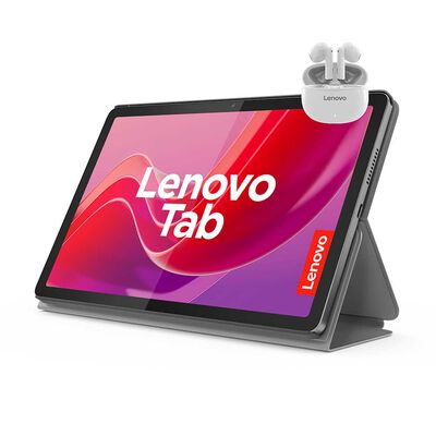 Imagen 2 del producto Tablet Lenovo Tab 10,1"" Octa-Core 4GB 128GB Luna Grey + Cover + Earbuds