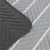Quilt Bordado Vekka 2 Plazas Nako Gris