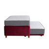 Cama Nido Latam Home 1,5 Plazas Zen Best Tela Burdeo