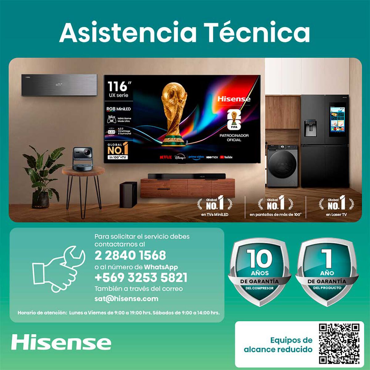 Refrigerador Side by Side Hisense RS3P558NECF 544 L