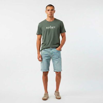 Polera Algod&oacute;n Manga Corta Hombre Soviet