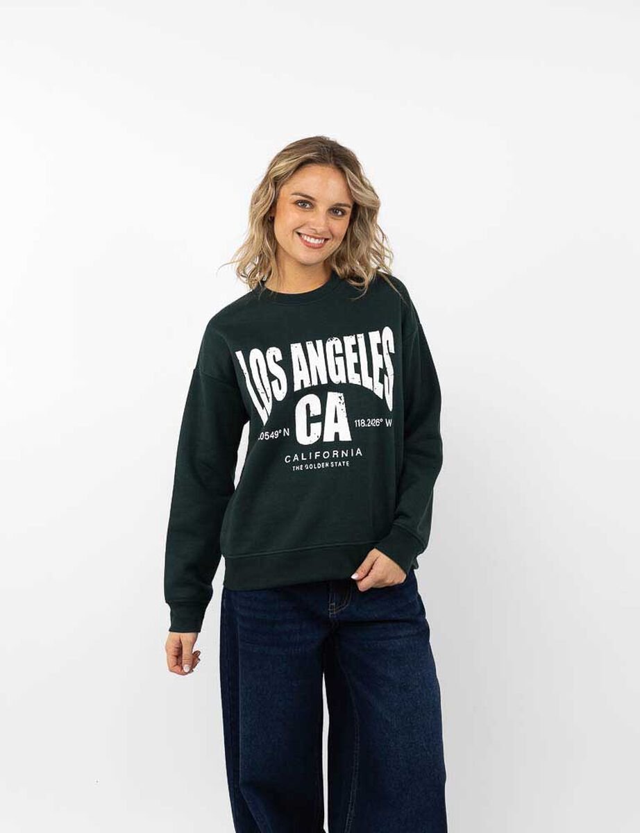 Poler&oacute;n Con Estampado Mujer Icono