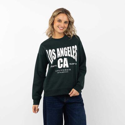 Poler&oacute;n Con Estampado Mujer Icono