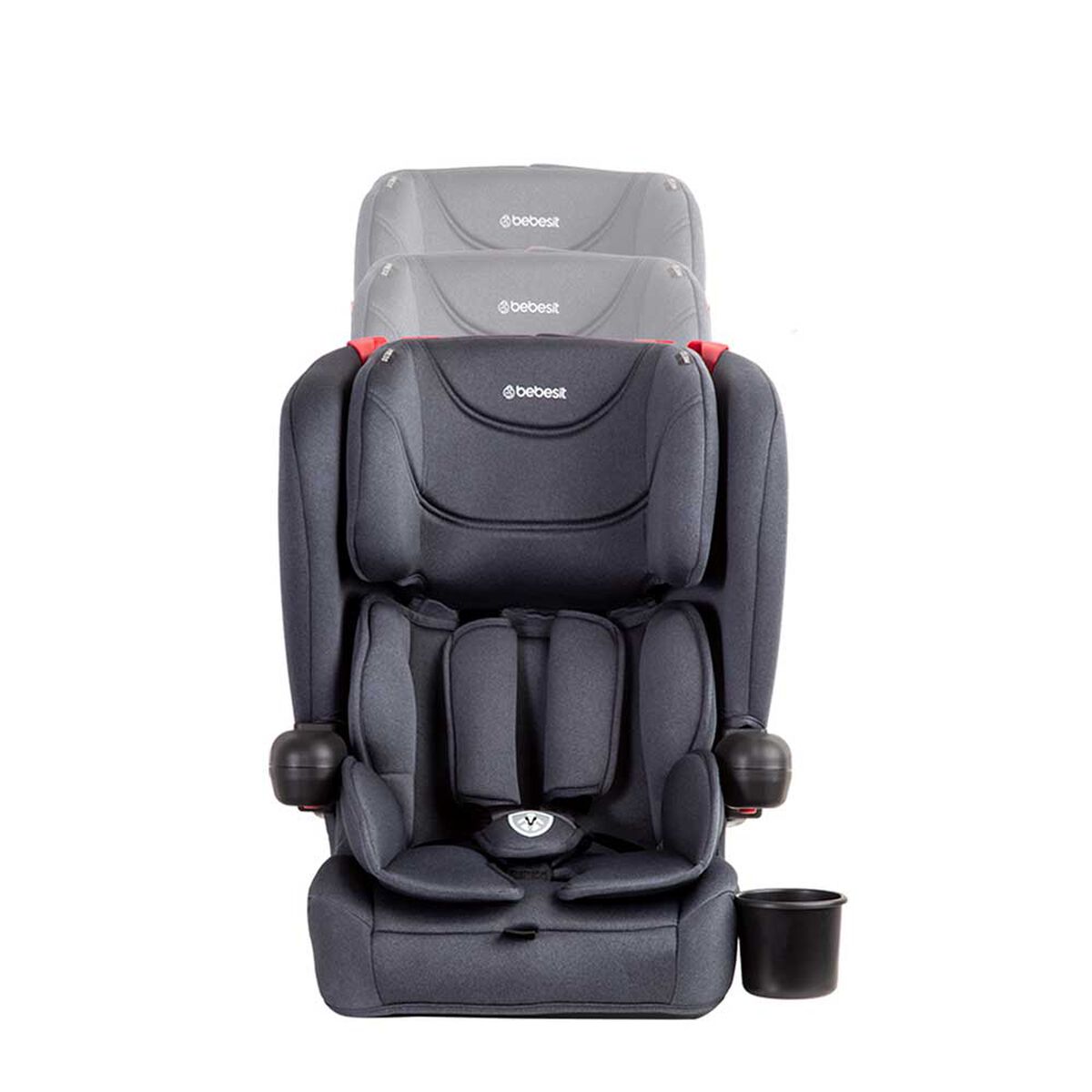 Silla de Auto Butaca Isofix SmartFix Negra Bebesit