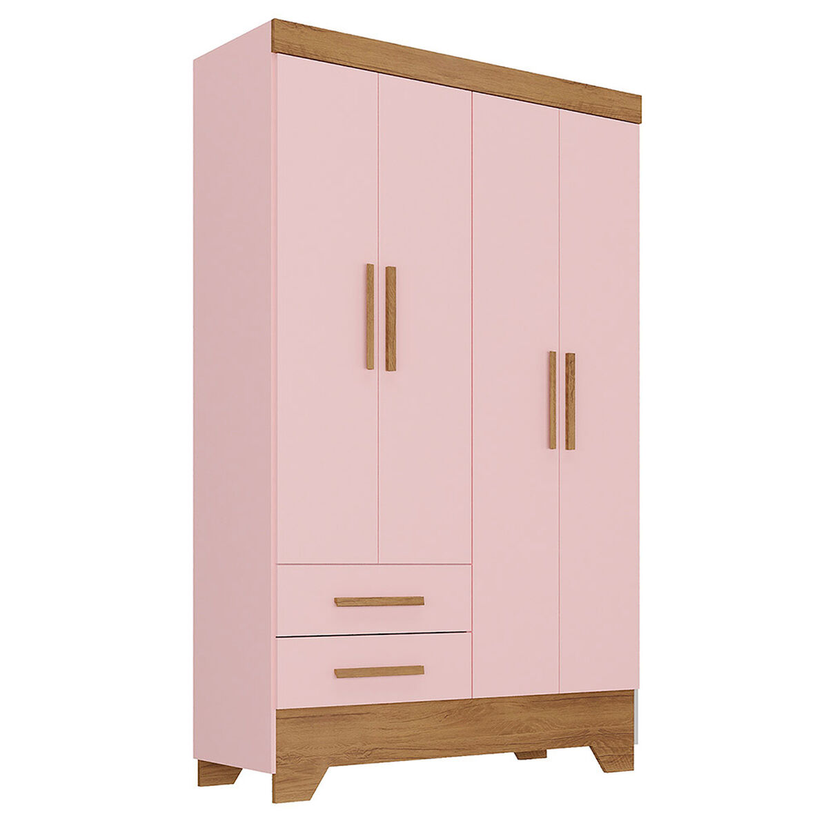 Closet Di Poretti Design Bambole 2 Cajones 4 Puertas Rosado Nude