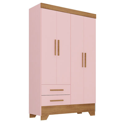 Closet Di Poretti Design Bambole 2 Cajones 4 Puertas Rosado Nude