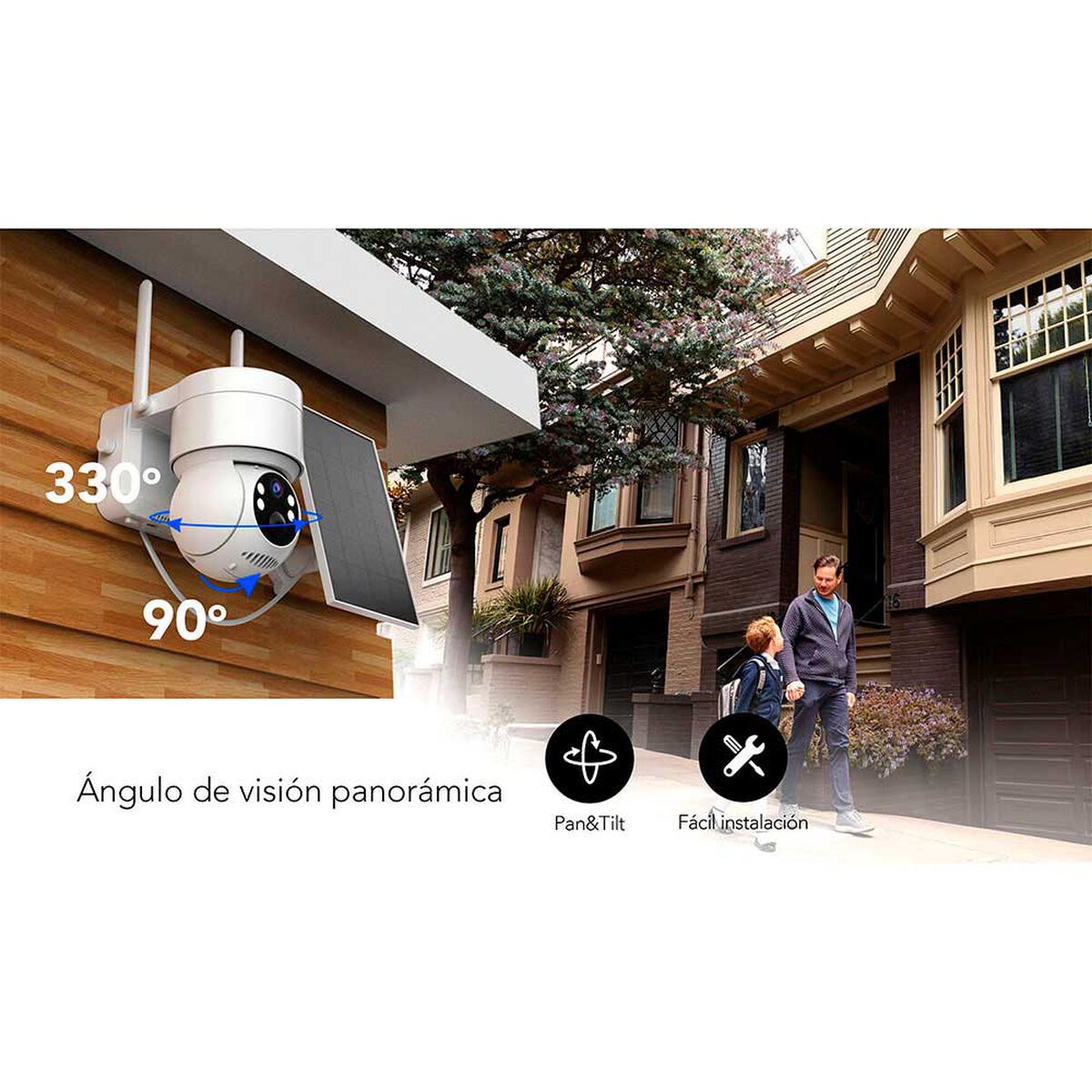 C&aacute;mara de Seguridad Aiwa AW-CTO43 4MP WiFi Blanco