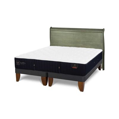 Imagen 2 del producto Cama Europea CIC Base Dividida King Premium + Respaldo Miro Olivo