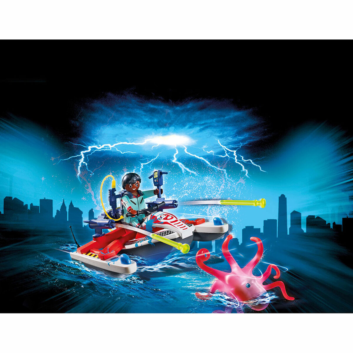 Set Zeddemore con Moto de Agua Ghostbuster de Playmobil
