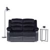 Sofa Reclinable VYS SPA Venom 2 Cuerpos Negro