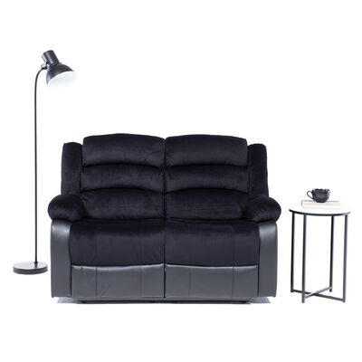 Sofa Reclinable VYS SPA Venom 2 Cuerpos Negro
