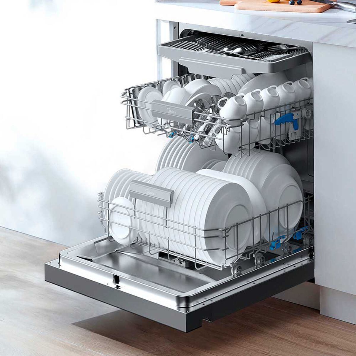 Lavavajillas Midea MDWEF1533GBS 15 sets