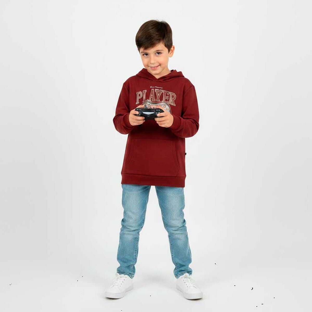 Poler&oacute;n Hoddie de Algod&oacute;n Ni&ntilde;o Chess