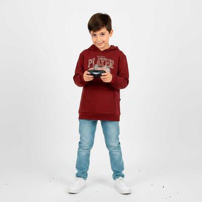 Poler&oacute;n Hoddie de Algod&oacute;n Ni&ntilde;o Chess