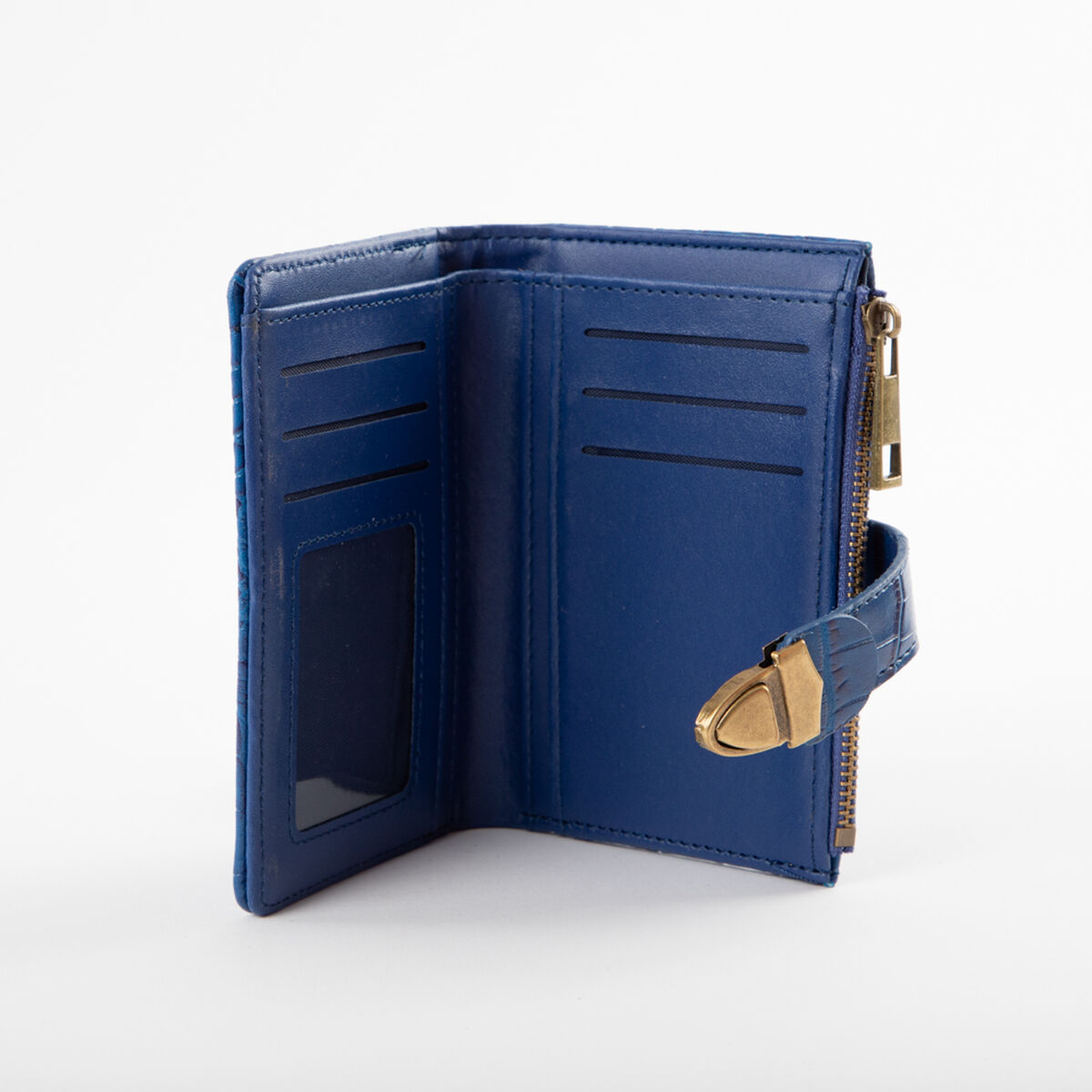 Billetera Ecocuero Azul Portman Club