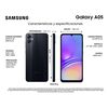 Celular Samsung Galaxy A05 128GB 6,7" Black Liberado