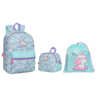 Pack Mochila Infantil, Estuche y Gymbag Head