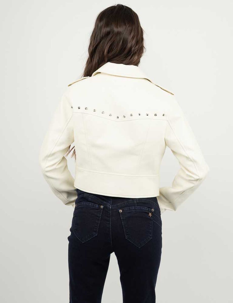 Chaqueta Biker Ecocuero Mujer Soviet