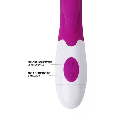 Imagen 2 del producto Vibrador Dual Conejito 30 Funciones Winyi