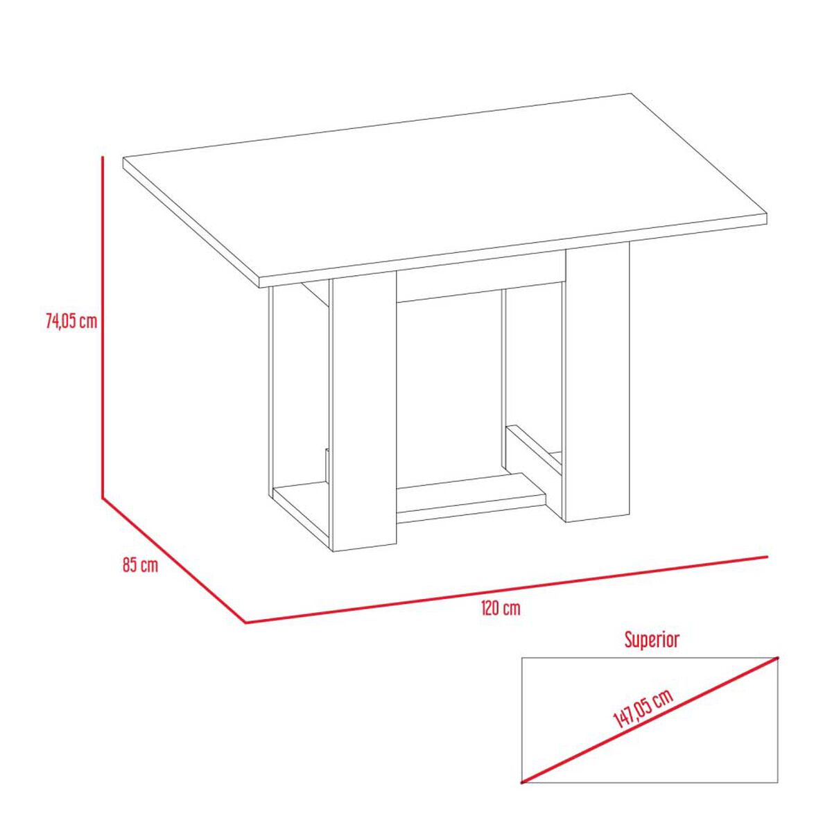 Mesa de Comedor TuHome Volterra