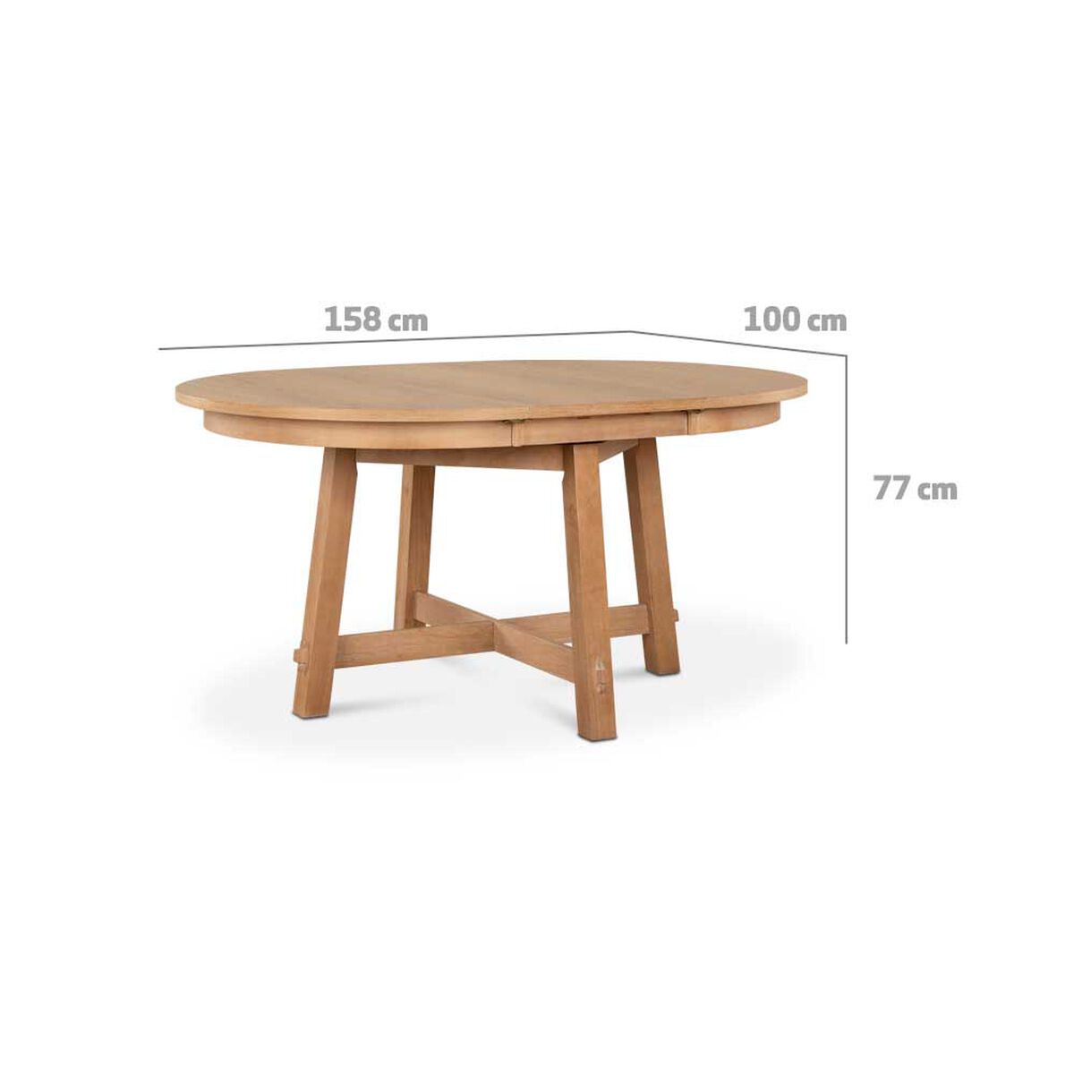 Juego de Comedor CIC Preston 6 Sillas Roble