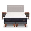 Cama Europea CIC Base Dividida King Súper Premium + Respaldo + Veladores