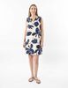 Vestido Lino Midi Sin Mangas Mujer Portman Club