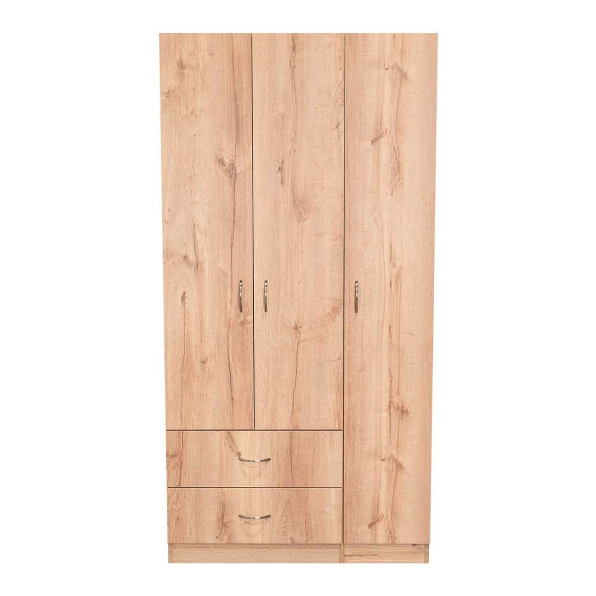 Closet Tuhome Austral 2 Cajones 3 Puertas Duna-Blanco