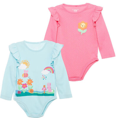 Pack 2  Body  Algodón Chess Baby