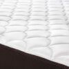 Cama Europea Rosen Base Dividida 2 Plazas Ergo T + 2 Veladores Tabor Caramelo