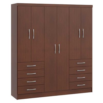 Clóset S338 6 Puertas 8 Cajones