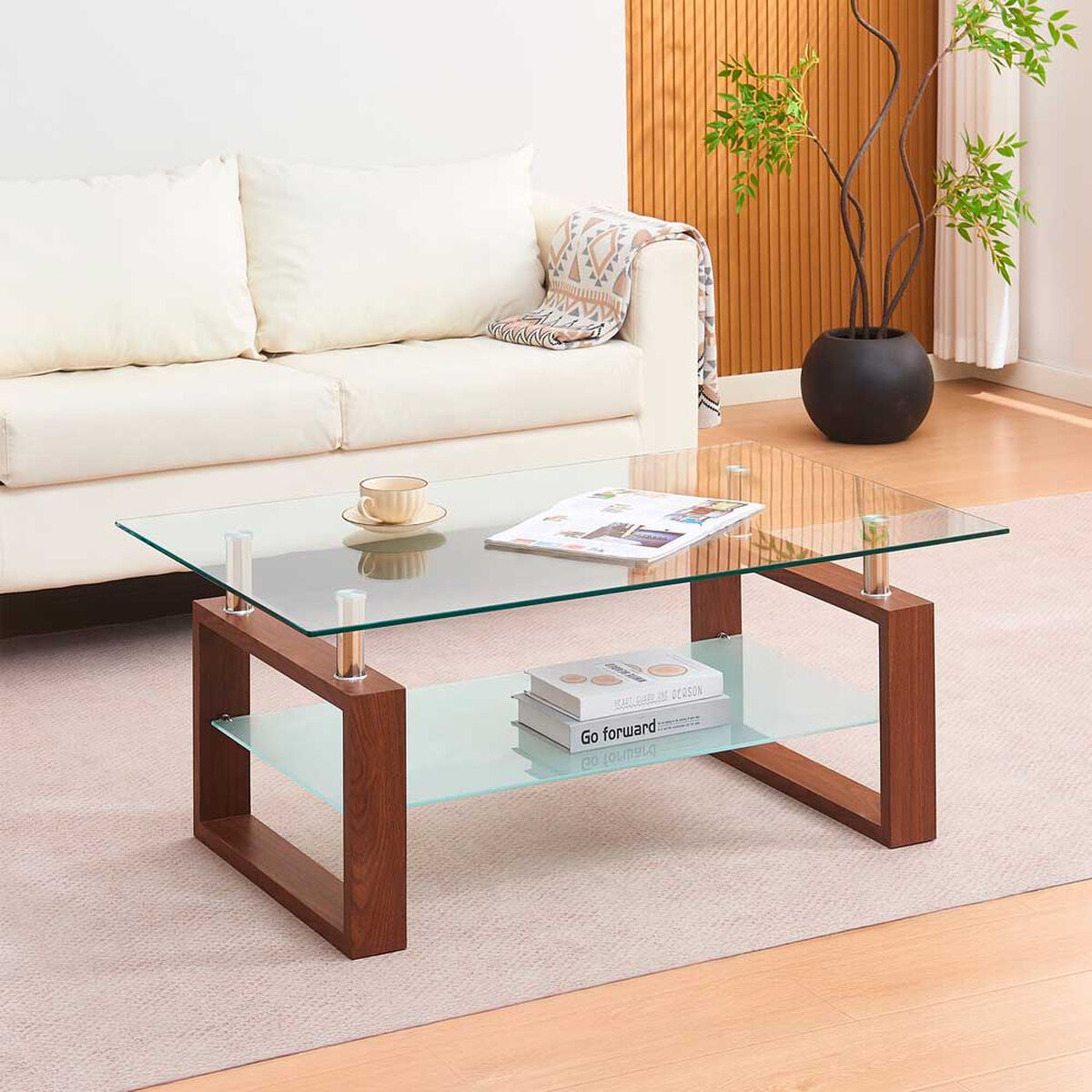 Mesa de Centro Home Mobili Cubic Caf&eacute;