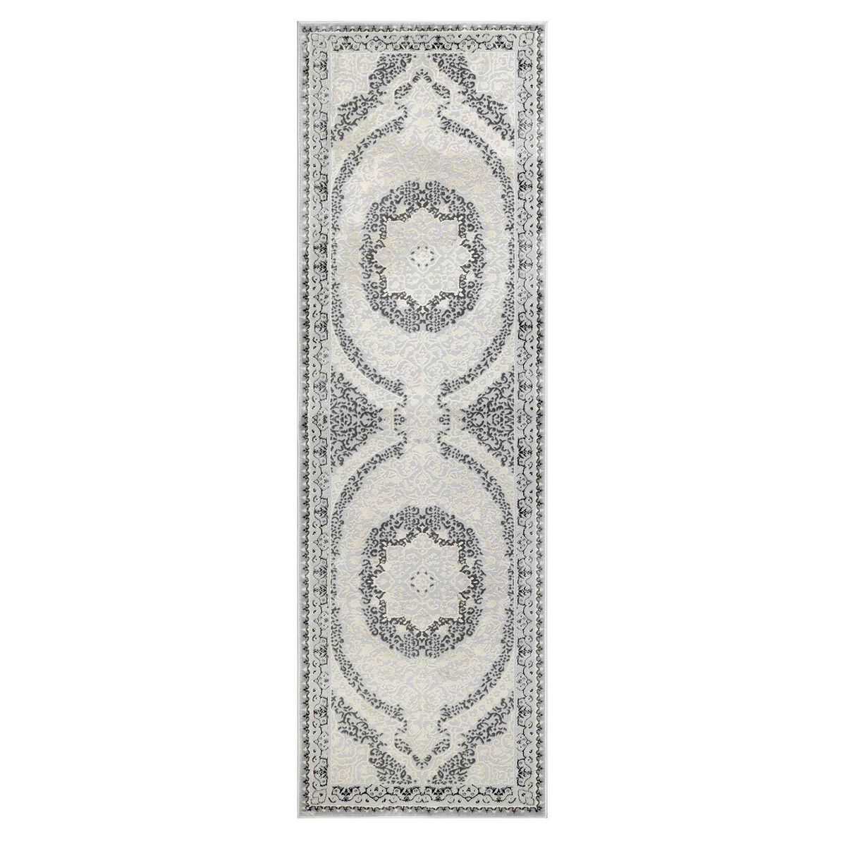 Alfombra de Pasillo Modalfo Babil Gris 70 x 230 cm