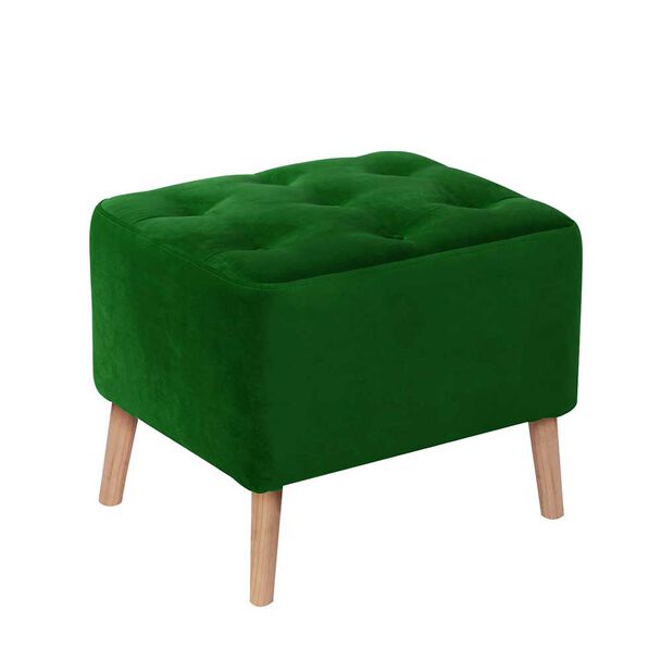 Pouf Latam Home Lyon Tela Velvet Verde