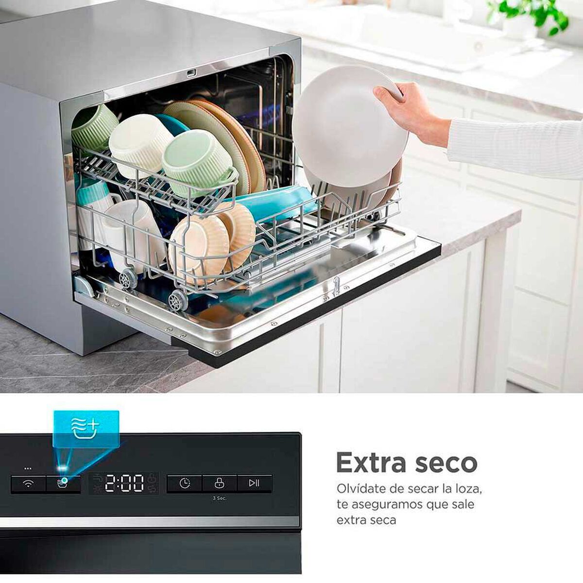 Lavavajillas Midea MDWTF0602MS 6 Cubiertos