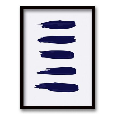 Imagen 1 del producto Cuadro Decorativo Retela Abstracto Azul II 40 x 30 cm