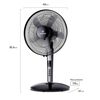 Ventilador 2 en 1 Mademsa SFM21 de Mesa y Pedestal