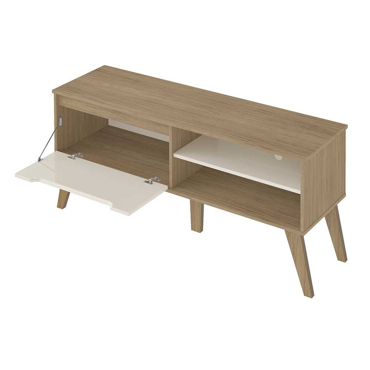 Rack TV Exit Lotus II Hasta 60" Roble Beige