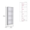 2 Estantes 4 Repisas + Estante 2 Puertas TuHome Home Blanco