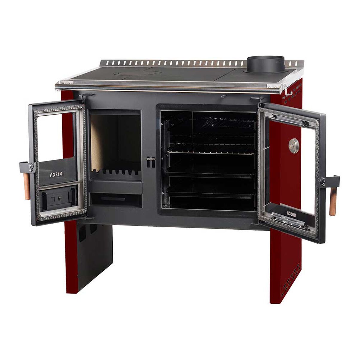 Cocina a le&ntilde;a Bosca Hestia 90 Burdeo