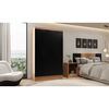 Clóset Roca Ámbar Canela Negro 4 Puertas