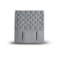 Respaldo Latam Home 1 Plaza Brescia Tela Velvet Gris