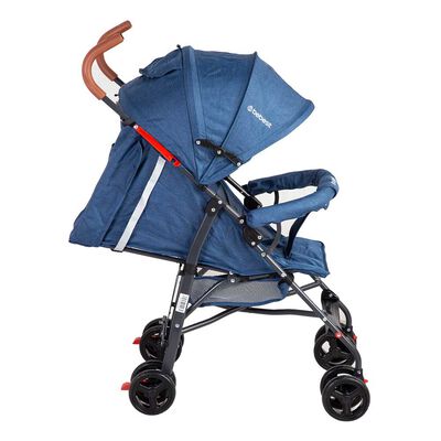 Imagen 2 del producto Coche Paragua Bebe 5126 Plegable Liviano Compacto Azul Bebesit