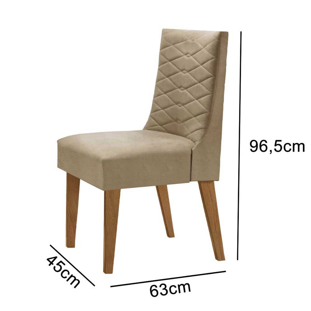Juego de Comedor Home Vibes Dafne 6 Sillas