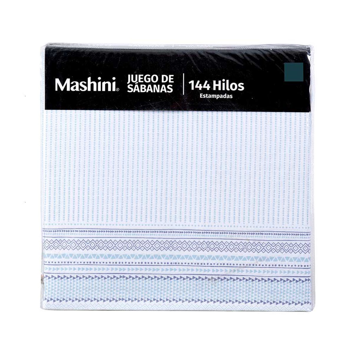 Juego de Sábanas Mashini 144 Hilos King Estampado Trento